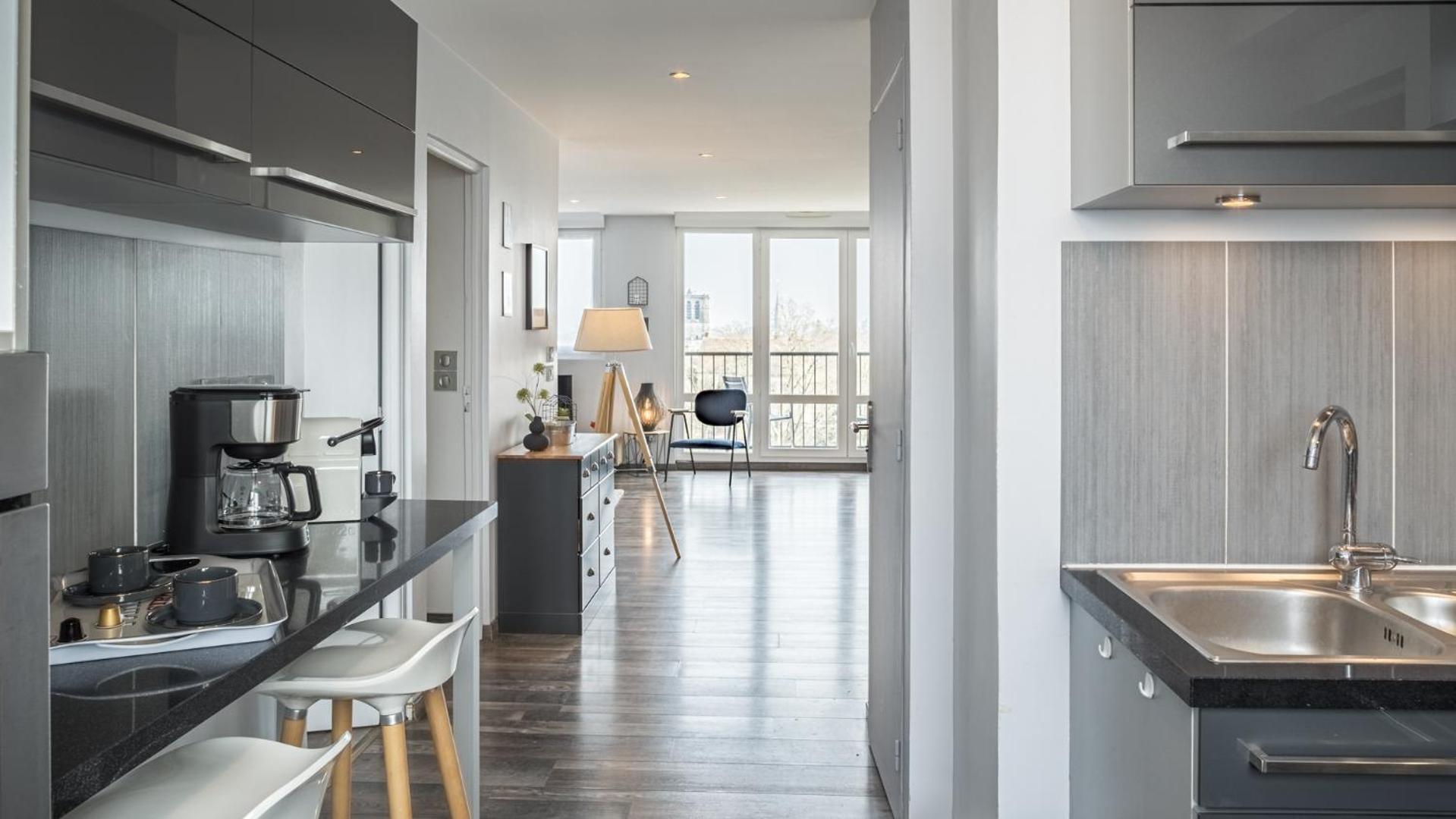 Apartment Le Balcon Troyen - Proche Hypercentre - 4 Pers.